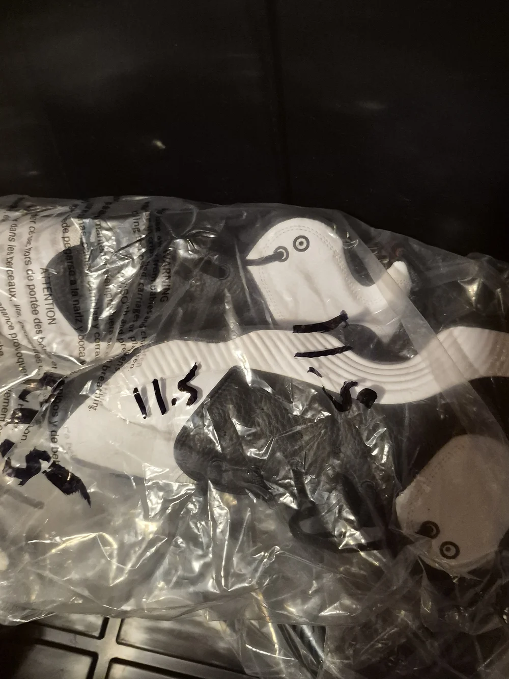 Jordan Low-Top Sneakers in Black and White
